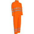 ELKA Dry Zone Visible Coverall 028003R #colour_hi-vis-orange