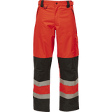 ELKA Visible Xtreme Waist Trousers 082400R #colour_hi-vis-red-black