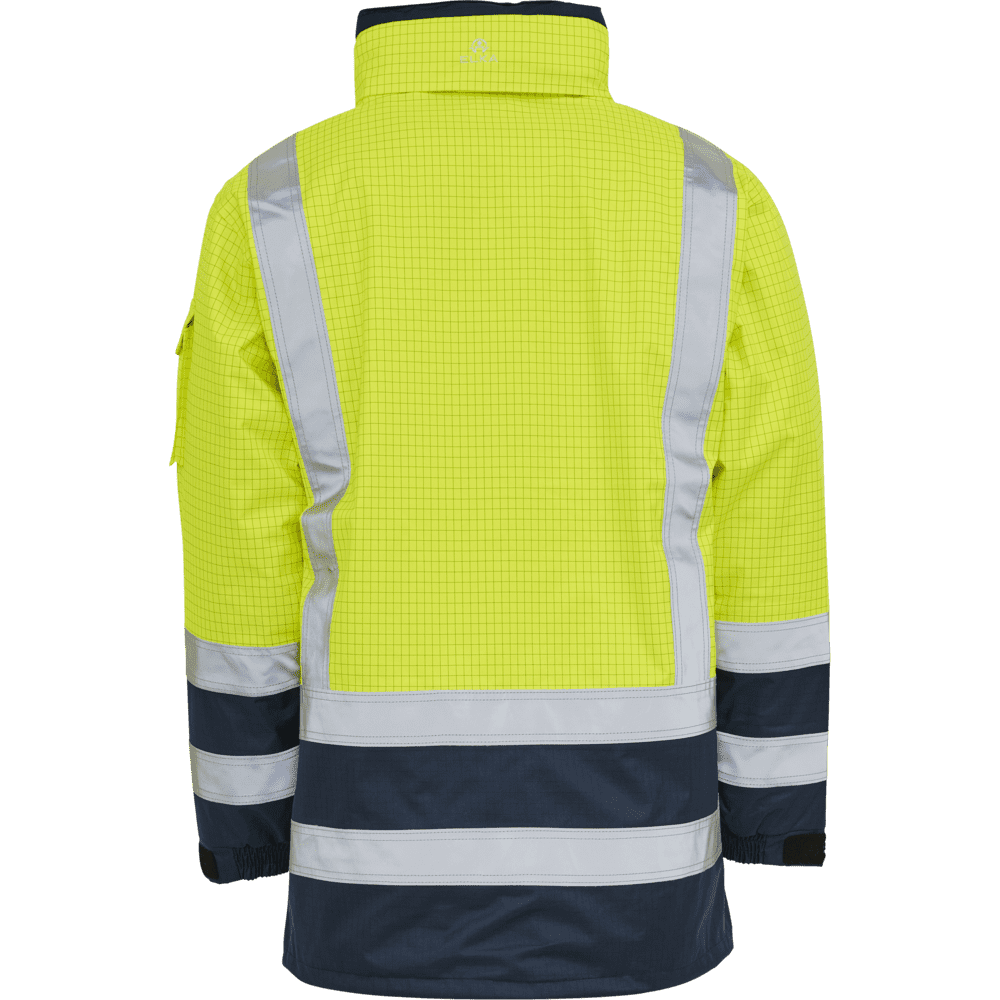 ELKA Securetech Multinorm Jacket 086150R #colour_hi-vis-yell-navy