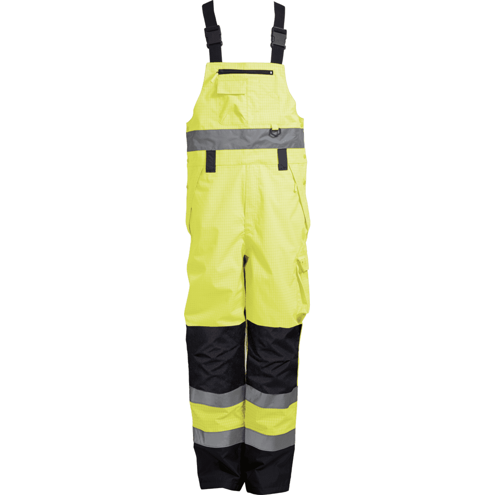 ELKA Securetech Multinorm Bib & Brace 089950R #colour_hi-vis-yell-navy