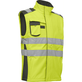 ELKA Visible Xtreme Softshell Jacket 116504R #colour_hi-vis-yell-grey