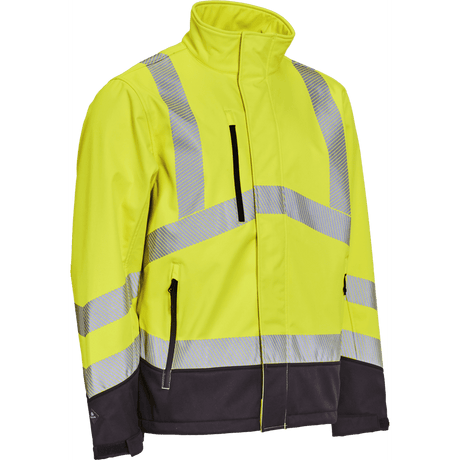 ELKA Visible Xtreme Softshell Jacket 116505R #colour_hi-vis-yell-black