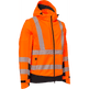 ELKA Visible Xtreme Softshell Jacket 117300R #colour_hi-vis-orange-black