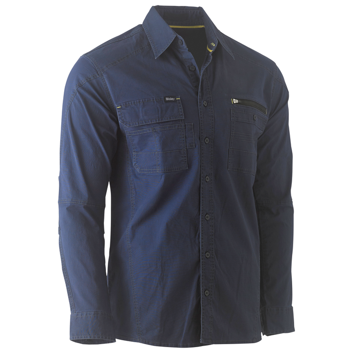 Bisley Flex & Move Long Sleeve Utility Work Shirt