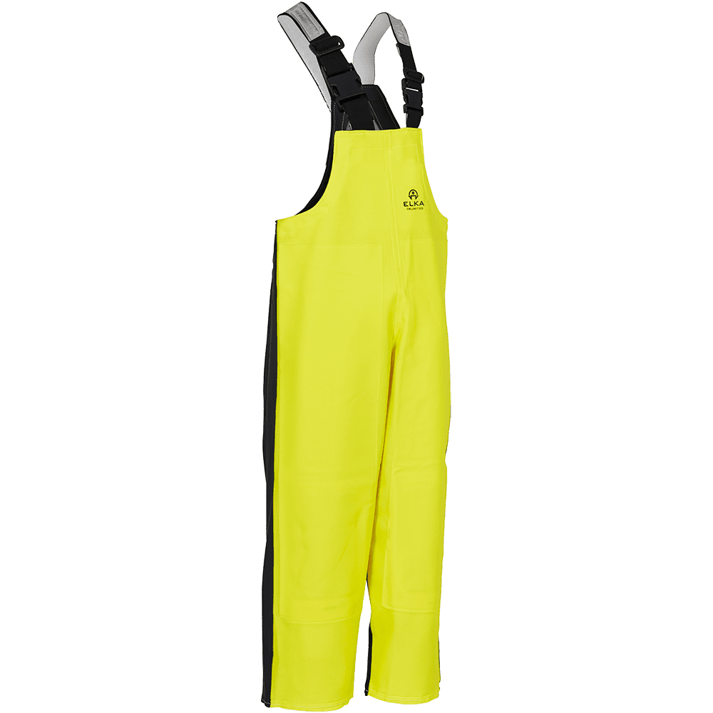 ELKA Unlimited Bib & Brace With Kneepads 177305 #colour_hi-vis-yell-navy