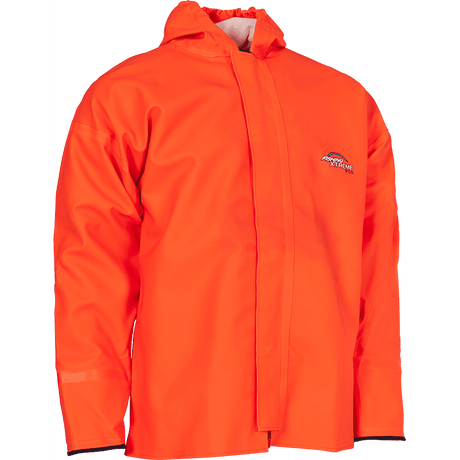 ELKA Fishing Xtreme Jacket With Elasticated Wind Catch 179806FX #colour_hi-vis-orange