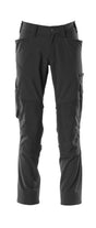 Mascot Accelerate Stretch Trousers with Kneepad Pockets - Black #colour_black