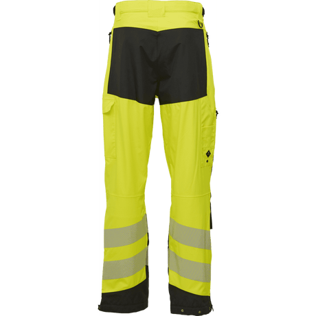 ELKA Visible Xtreme Stretch Waist Trousers 182400R #colour_hi-vis-yell-black