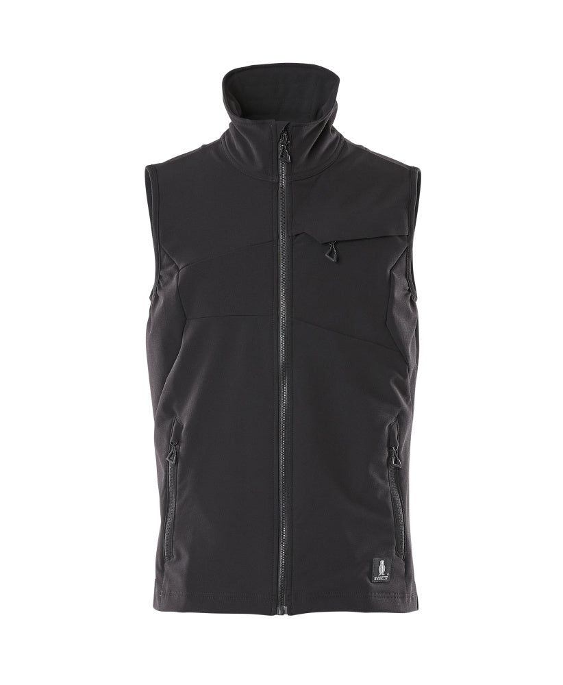 Mascot Accelerate Ultimate Stretch Lightweight Gilet #colour_black