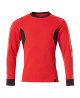 Mascot Accelerate Modern Fit Sweatshirt #colour_traffic-red-black