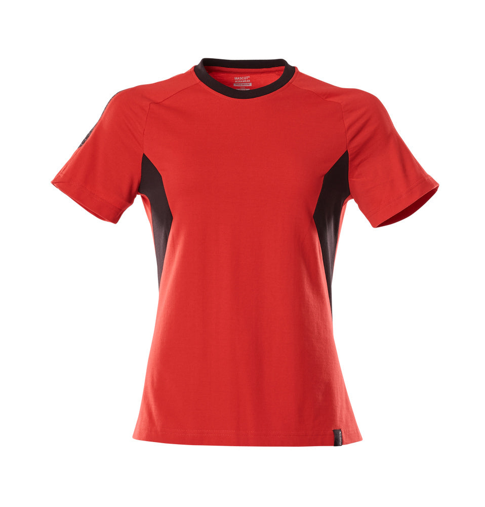 Mascot Accelerate Ladies Fit T-shirt #colour_traffic-red-black