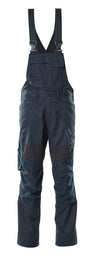 Mascot Accelerate Bib & Brace with Kneepad Pockets - Dark Navy #colour_dark-navy