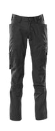 Mascot Accelerate Trousers with Kneepad Pockets - Black #colour_black