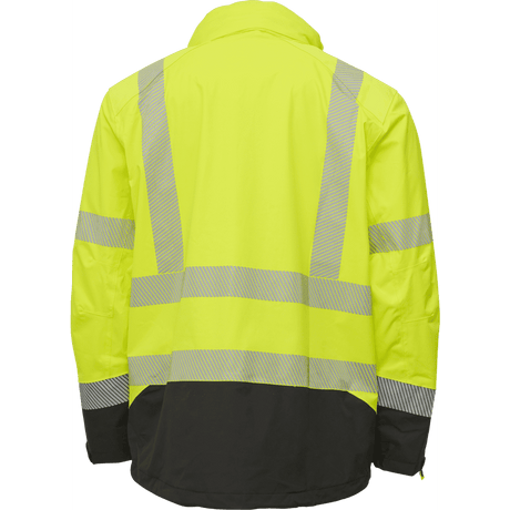 ELKA Visible Xtreme Stretch Jacket 186000R #colour_hi-vis-yell-black