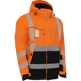 ELKA Visible Xtreme Stretch Winter Jacket 186100R #colour_hi-vis-orange-black