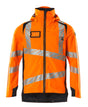 Mascot Accelerate Safe Lightweight Lined Outer Shell Jacket #colour_hi-vis-orange-dark-navy