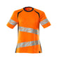 Mascot Accelerate Safe Ladies Fit T-shirt #colour_hi-vis-orange-dark-navy