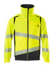 Mascot Accelerate Safe Work Jacket with Stretch Zones #colour_hi-vis-yellow-dark-navy