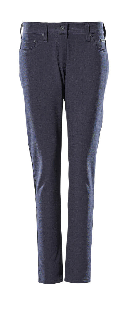 Mascot Frontline Ladies Diamond Fit Stretch Light Trousers #colour_dark-navy