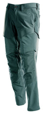 Mascot Customized Stretch Trousers with Kneepad Pockets - Forest Green #colour_forest-green