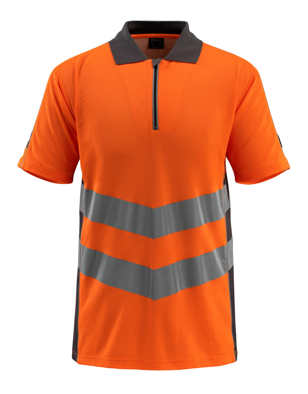 Mascot Safe Supreme Murton Polo shirt #colour_hi-vis-orange-dark-anthracite