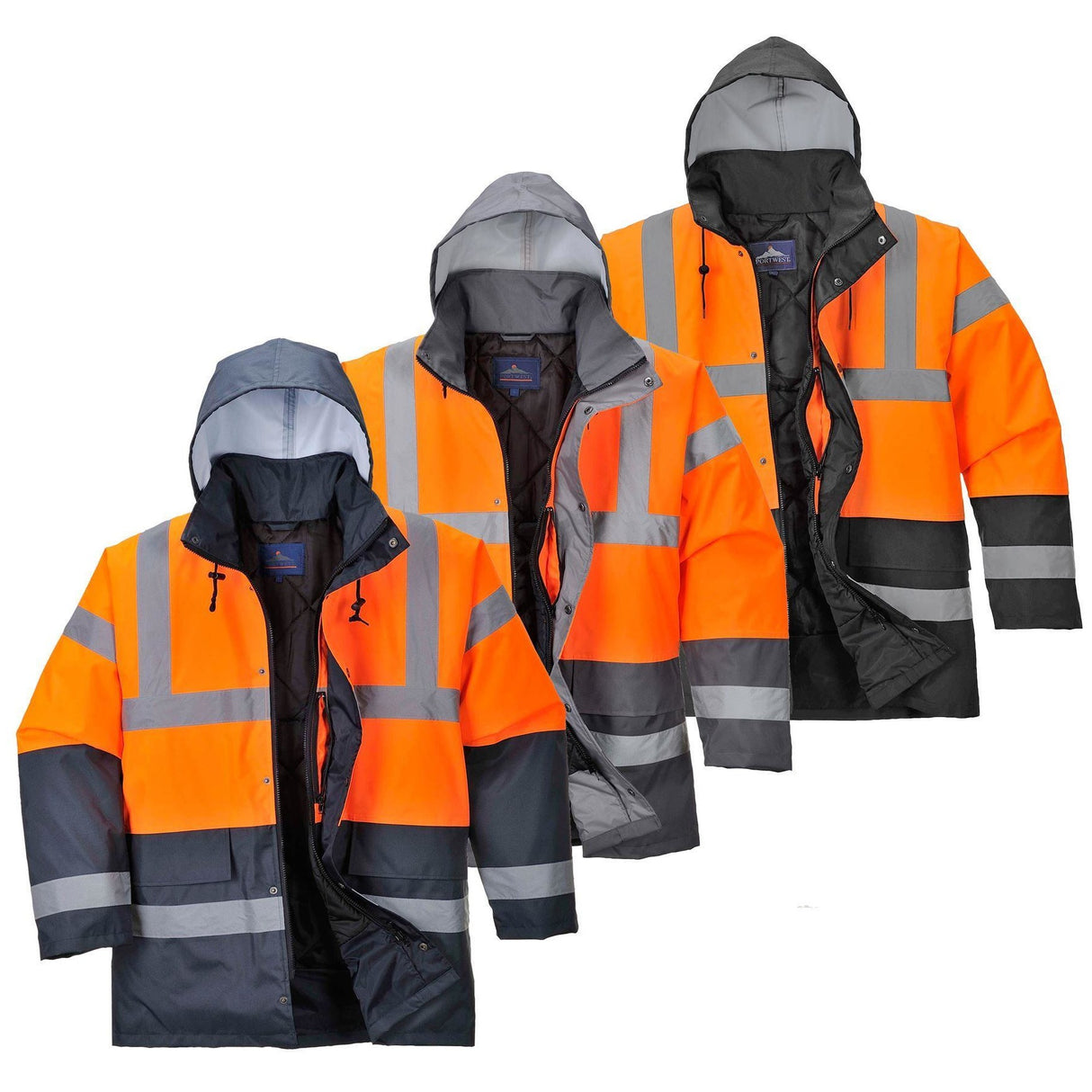 Portwest Hi-Vis Contrast Winter Traffic Jacket