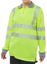 Beeswift Hiviz Executive Long Sleeve Polo