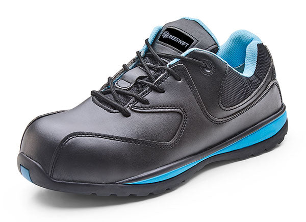 Beeswift Micro Fibre Ladies Trainer Black