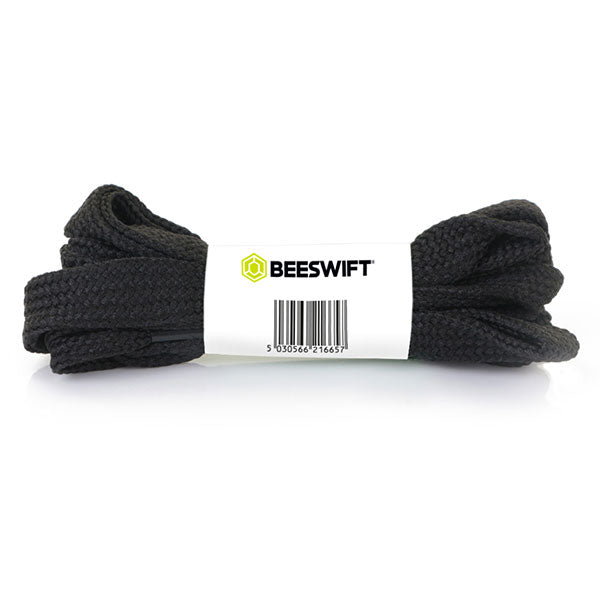 Beeswift Click Flat Boot Lace Black