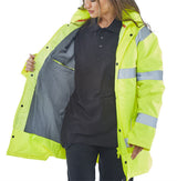 Beeswift Fleece Lined Traffic Jacket