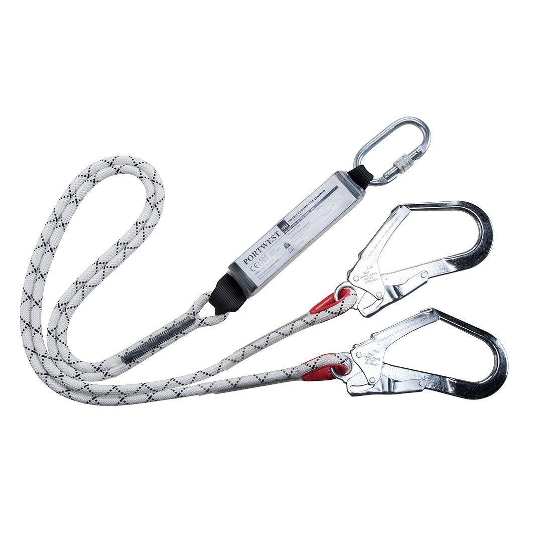 Portwest Double Kernmantle Lanyard With Shock Absorber