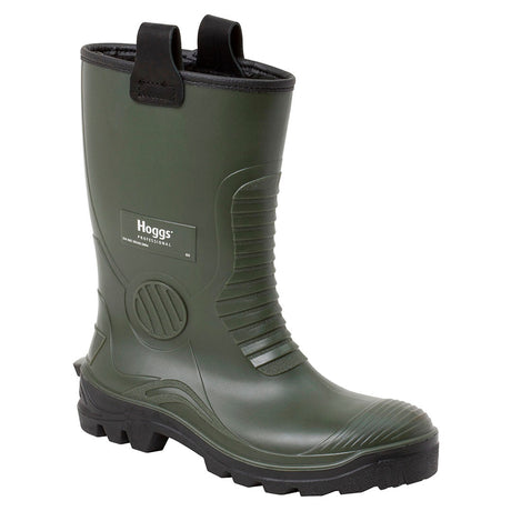 Hoggs of Fife Aqua Tuff Safety Rigger Wellington Boots Green-01