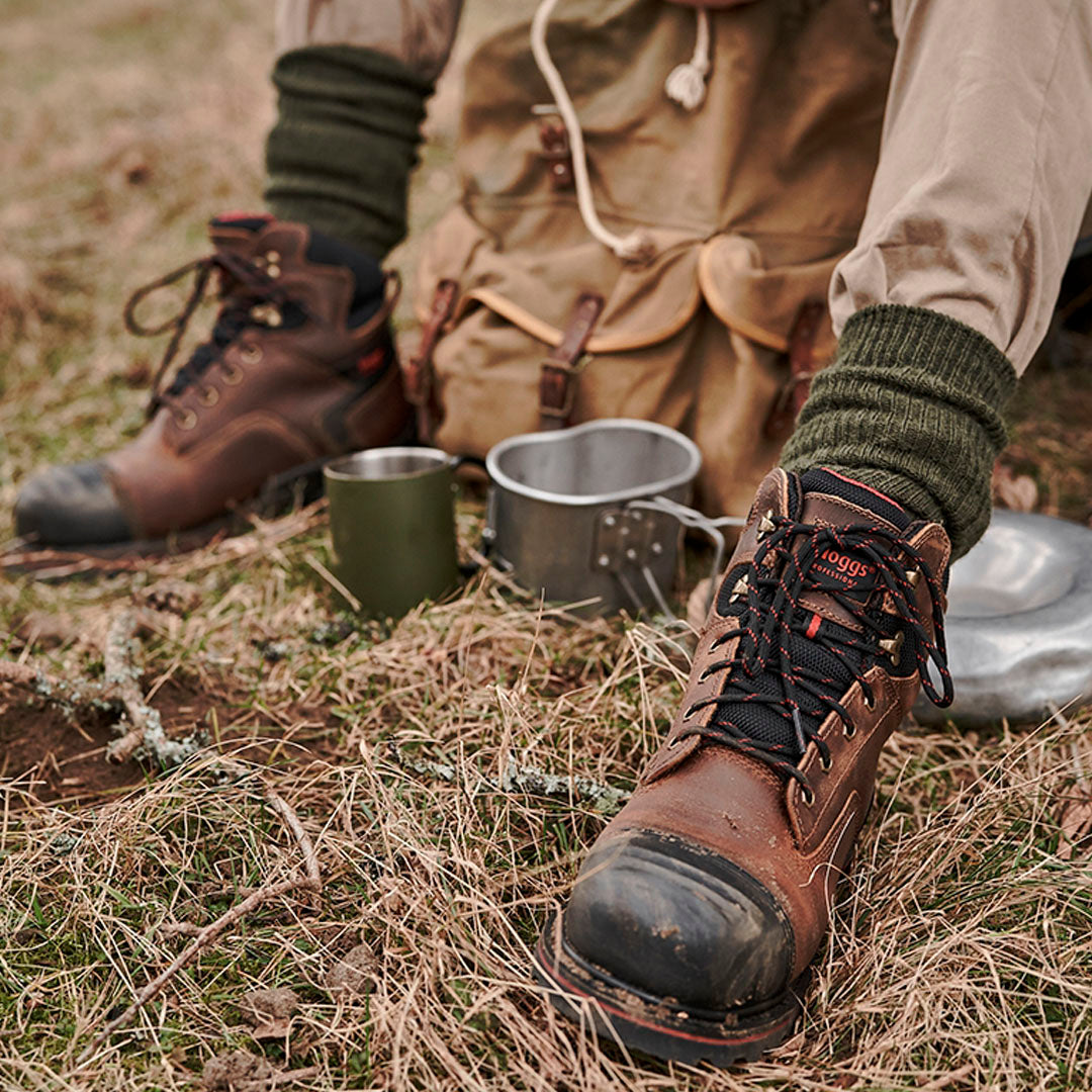 Hoggs of Fife Artemis Safety Lace up Boots Brown