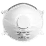 Portwest  FFP3 Valved Dolomite Light Cup Respirator (Pack of 10)