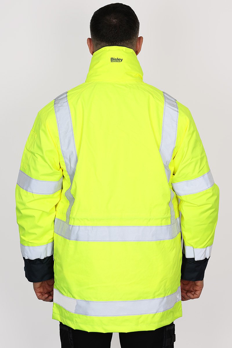 Bisley Taped Hi-Vis 5-in-1 Rain Jacket