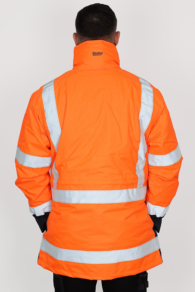 Bisley Taped Hi-Vis 5-in-1 Rain Jacket