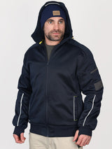 Bisley Fleece Zip Front Pullover with Sherpa Lining