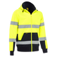 Bisley Taped Hi-Vis Zip Fleece Hoodie with Sherpa Lining