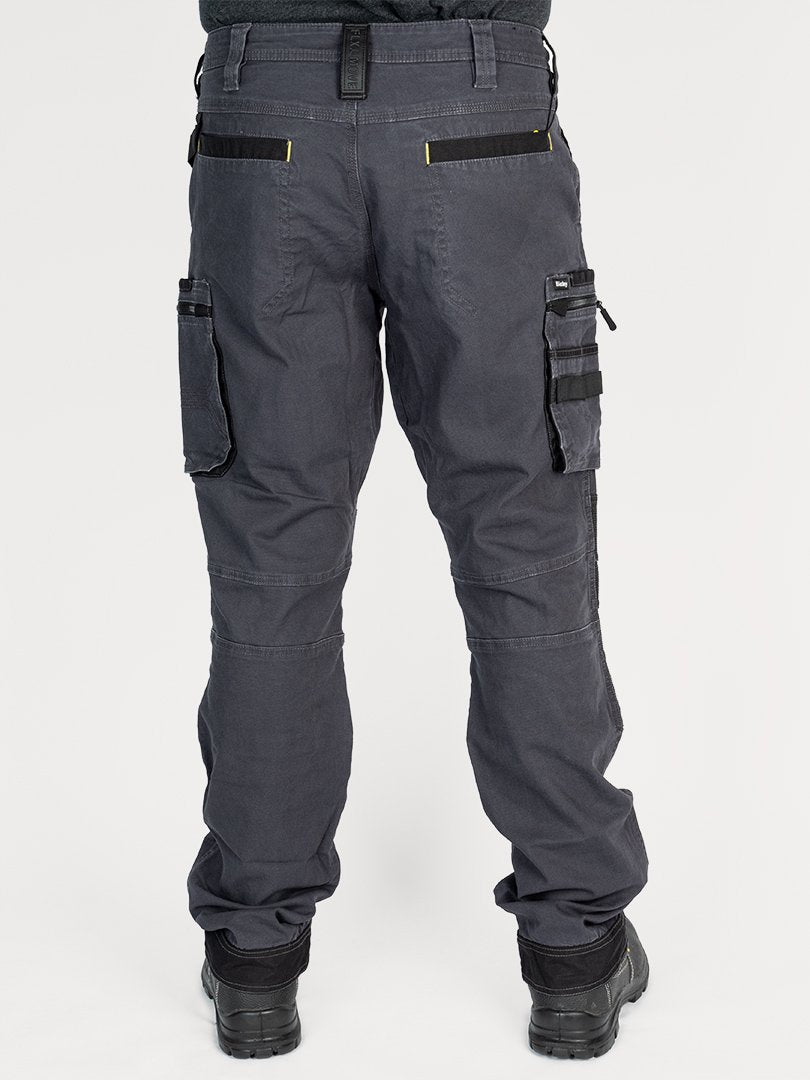 Bisley Flex & Move Stretch Utility Cargo Trousers With Kevlar® Knee Pad Pockets