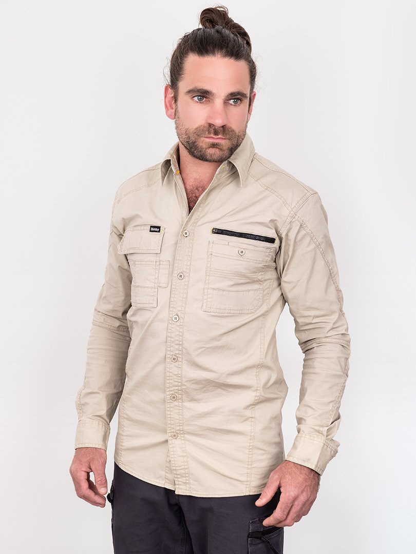 Bisley Flex & Move Long Sleeve Utility Work Shirt