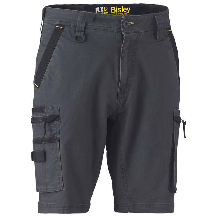 Bisley Flex & Move Stretch Utility Zip Cargo Short