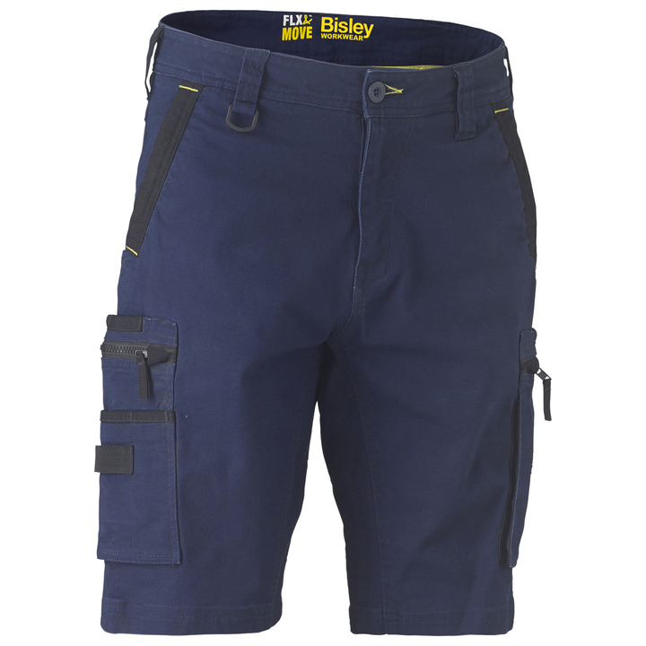 Bisley Flex & Move Stretch Utility Zip Cargo Short