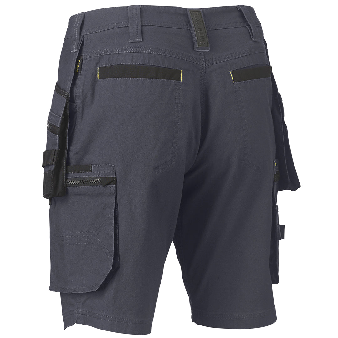 Bisley Shorts Flex & Move Stretch Canvas Cargo Holster Tool Pockets