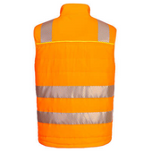 Portwest DX4 Hi-Vis Softshell Gilet #colour_orange-black