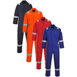 Portwest Flame Resistant Light Weight Anti-Static Coverall