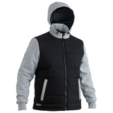 Bisley Flex & Move Contrast Puffer Fleece Hooded Jacket